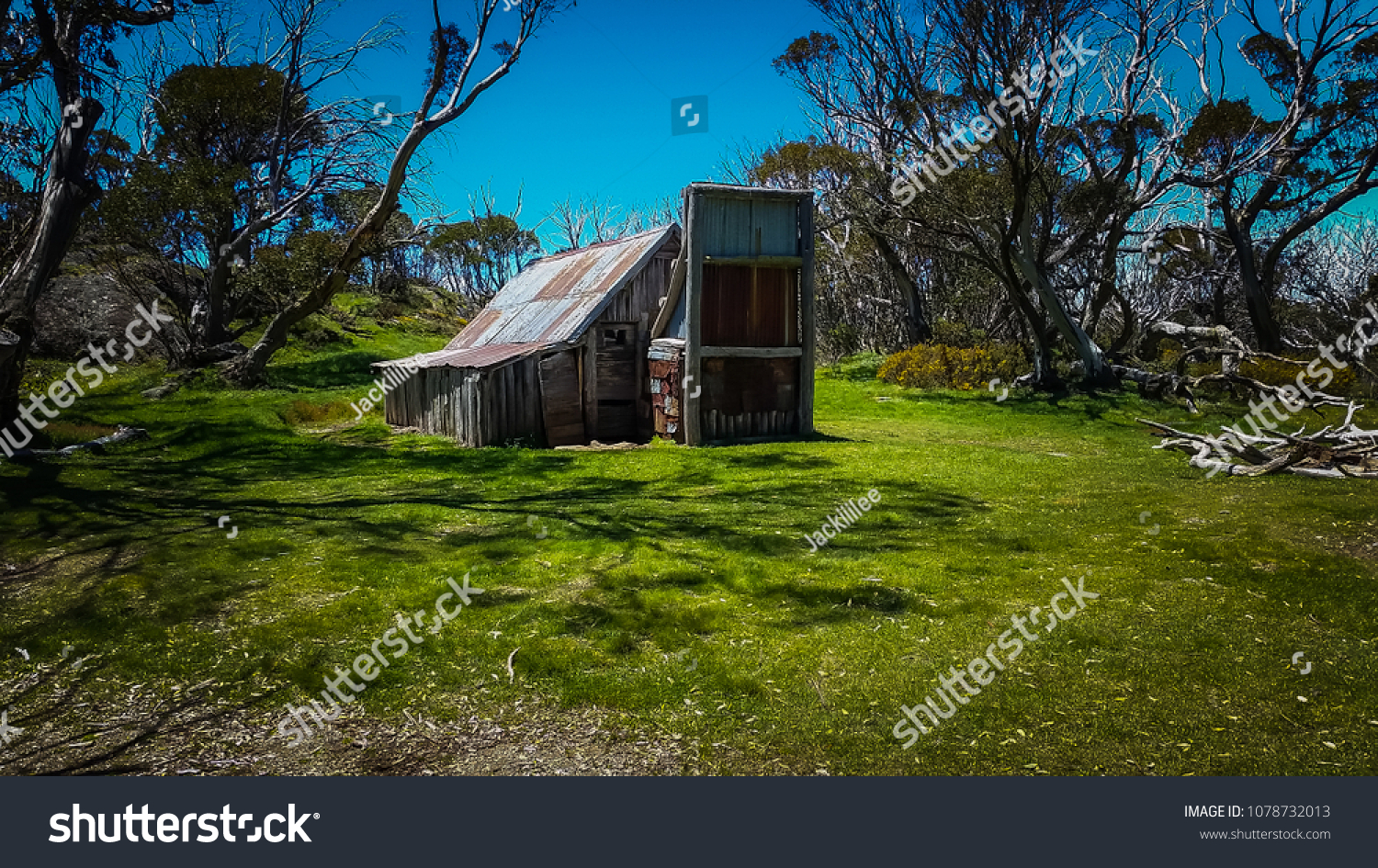 Wallaces Hut Falls Creek Stock Photo Edit Now 1078732013
