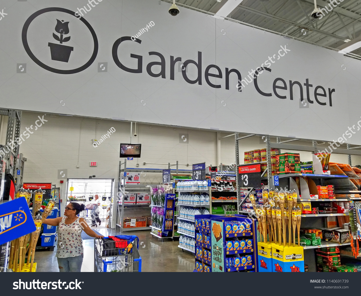 Walmart Retail Store Garden Lawn Center Stock Photo Edit Now