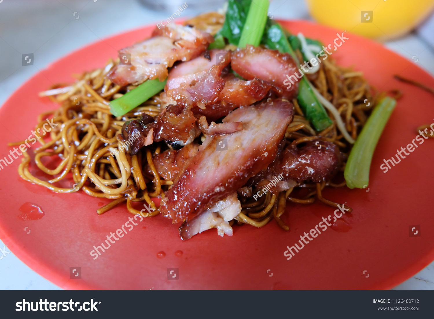 Wan Tan Meewantan Mee Popular Malaysian Stock Photo 1126480712 ...