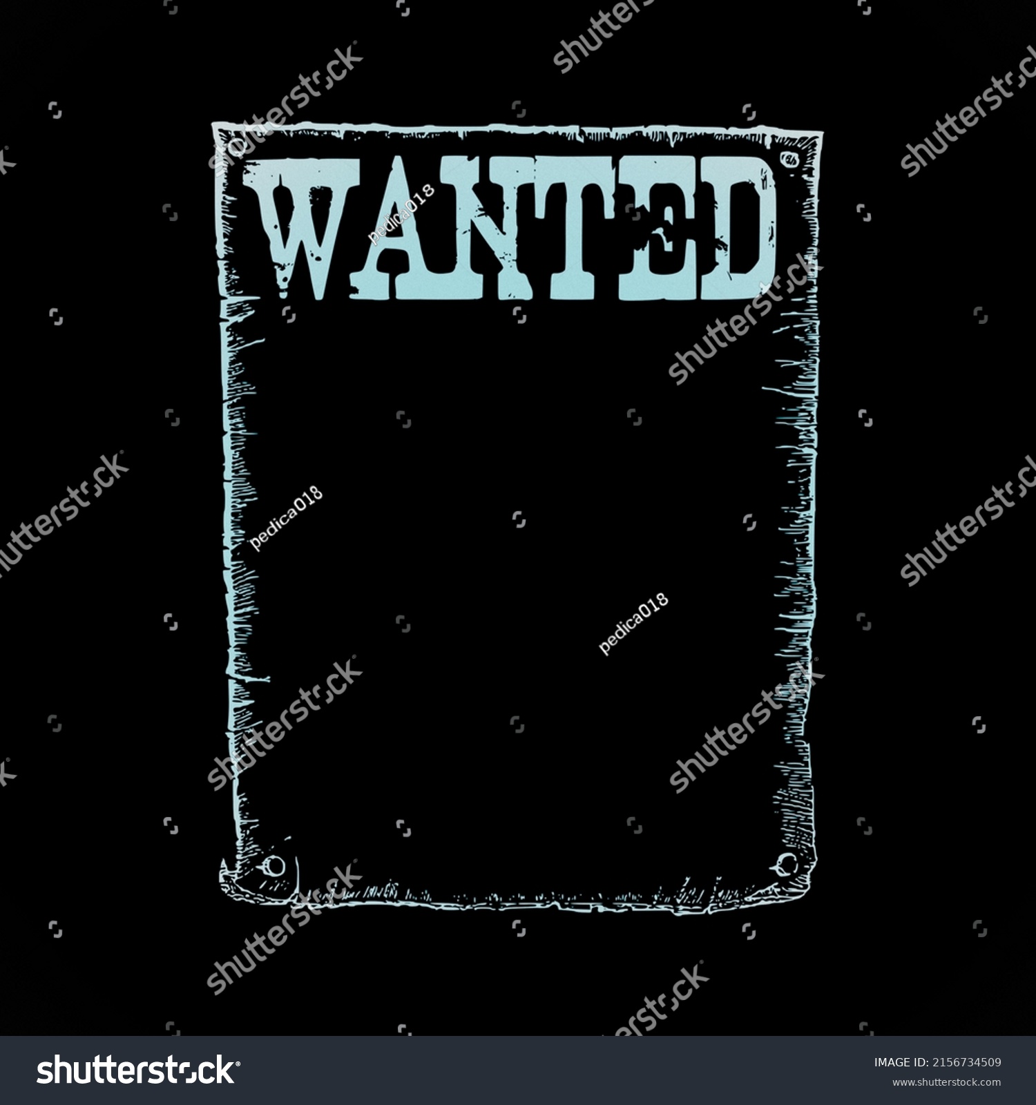 Wanted Poster Clipart Wild Western Drawing Stock Illustration ...