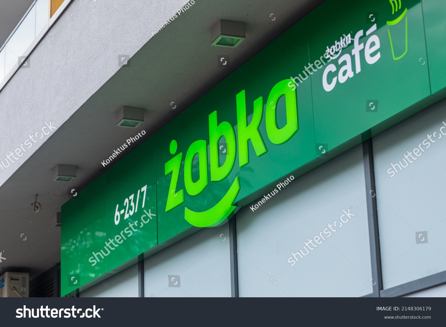 Warsaw Poland April 2022 Logo Zabka Stock Photo 2148306179 | Shutterstock