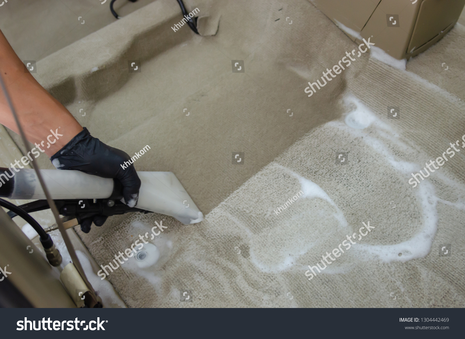 how to wash car interior carpet