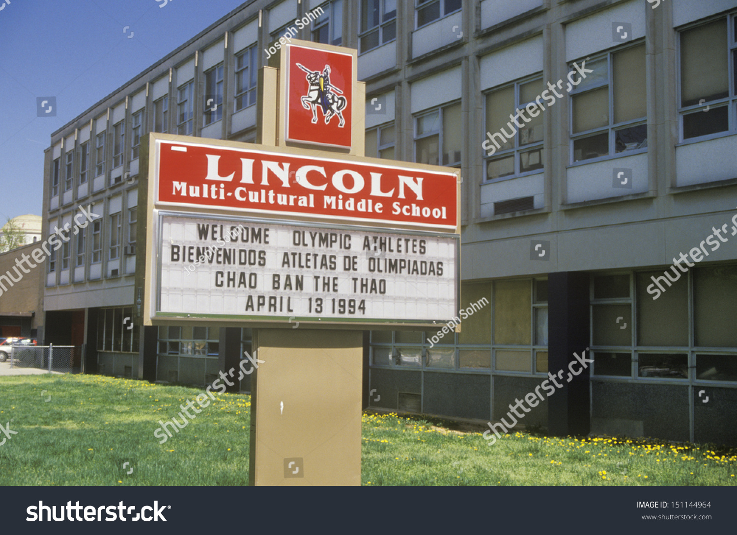 Washington Dc Circa 1990s Marquee Lincoln の写真素材 今すぐ編集