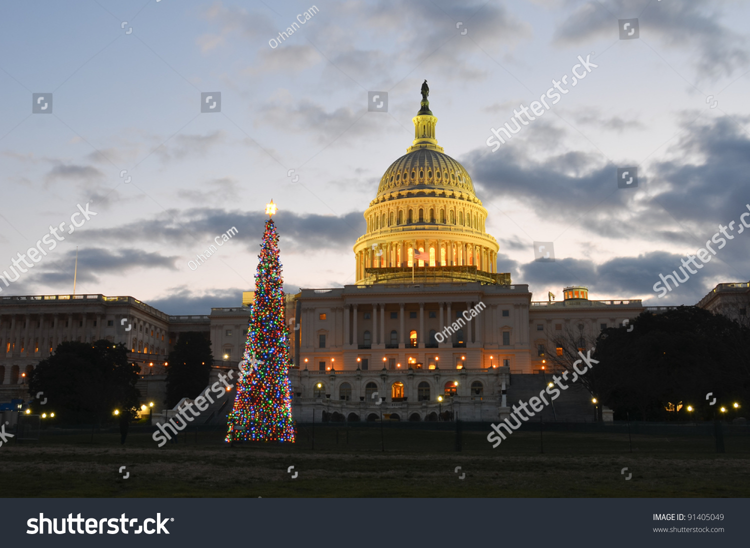  Light Blue Dual Curve Template Design Featuring Washington DC United States