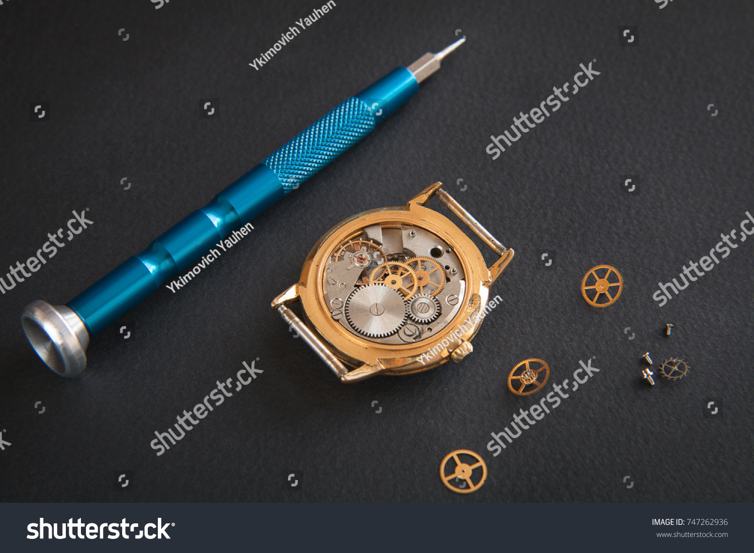 vintage mechanical watch repair