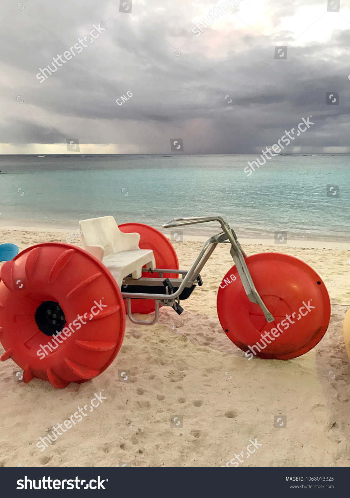 beach water bike