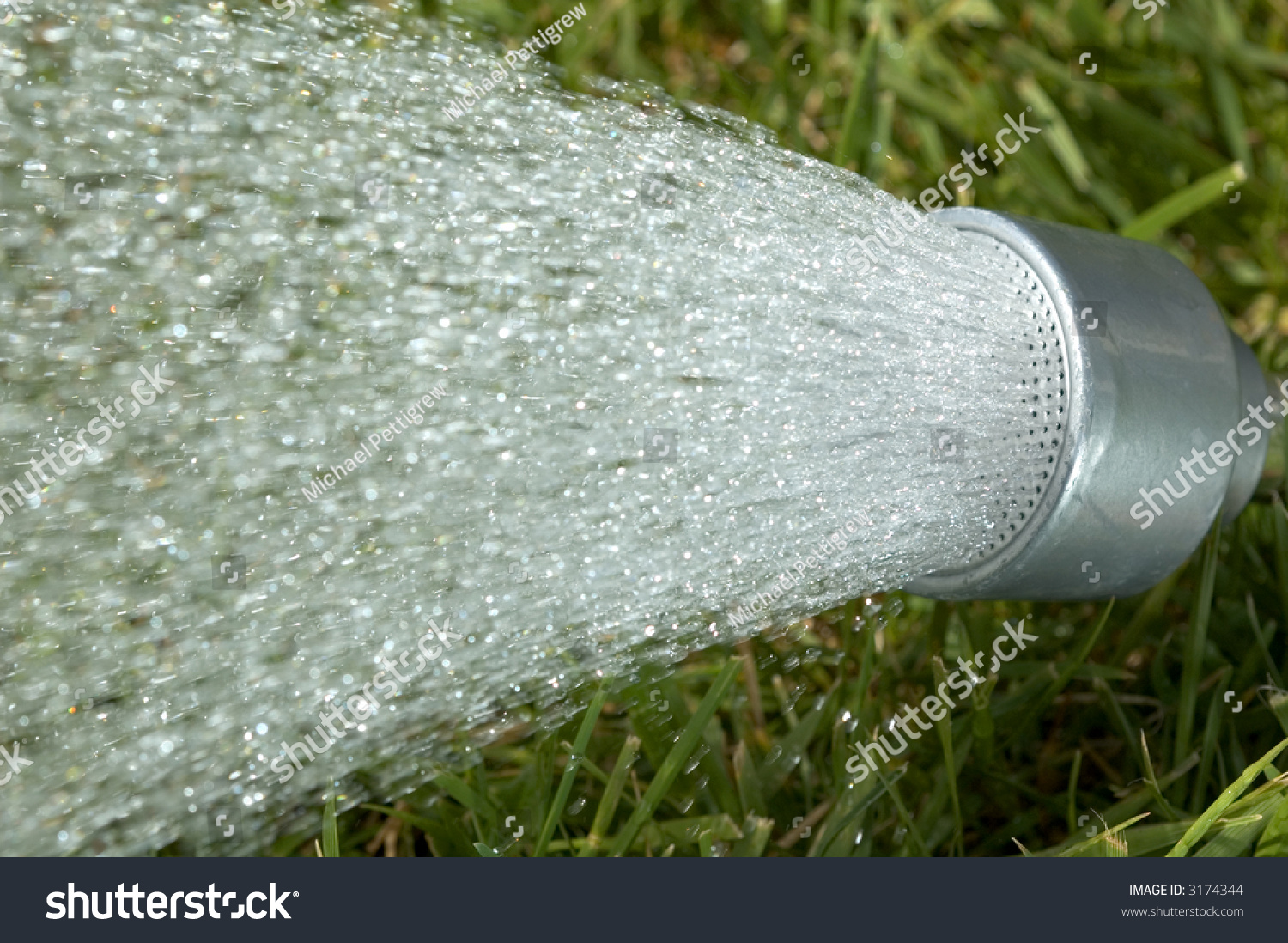 Water Coming Out Hose Stock Photo 3174344 Shutterstock