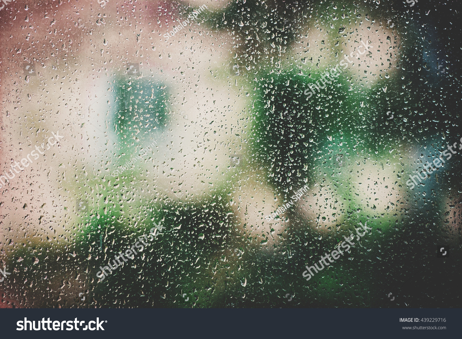 Water Drops On Glass Hd Wallpapers Stock Photo Edit Now 439229716