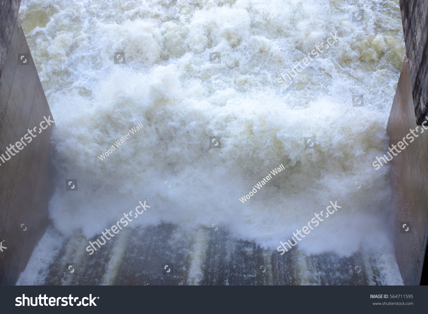 Water Flowing Open Sluice Gates Dam Stock Photo 564711595 | Shutterstock