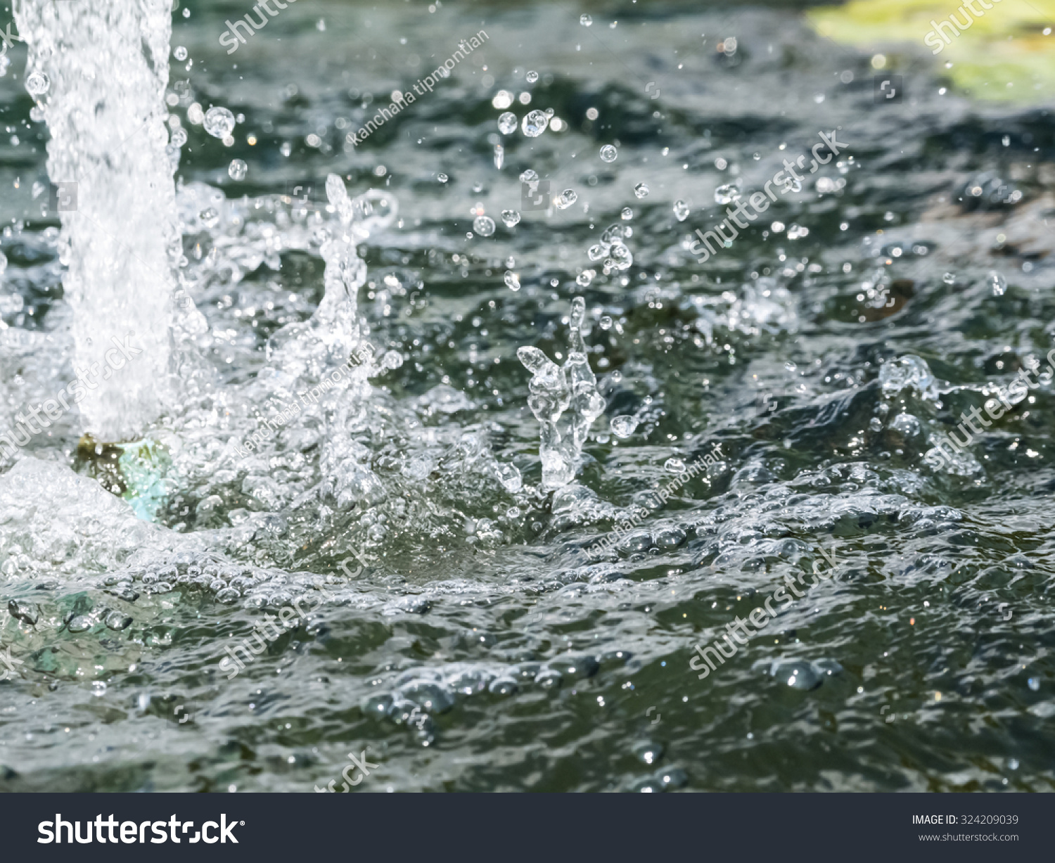 Water Splash Background Blur Stock Photo (Edit Now) 324209039