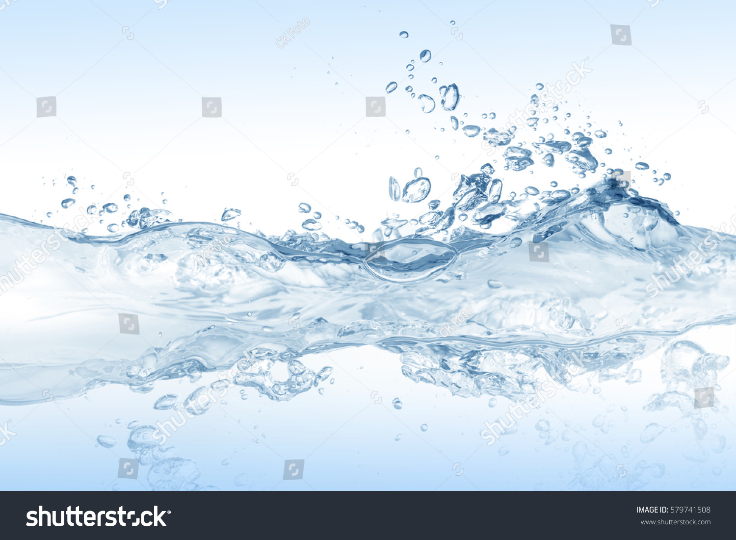 Water Splashwater Splash Isolated On White Stock Photo 579741508 