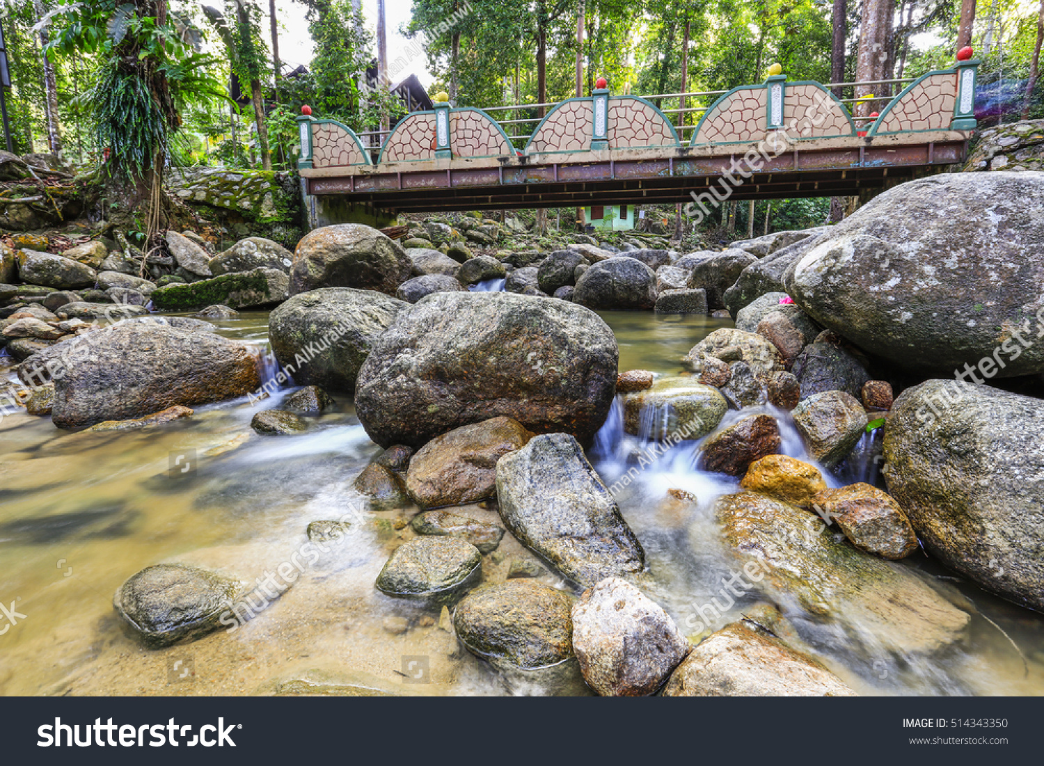 Water Stream Hutan Lipur Ulu Bendul Stock Photo Edit Now 514343350