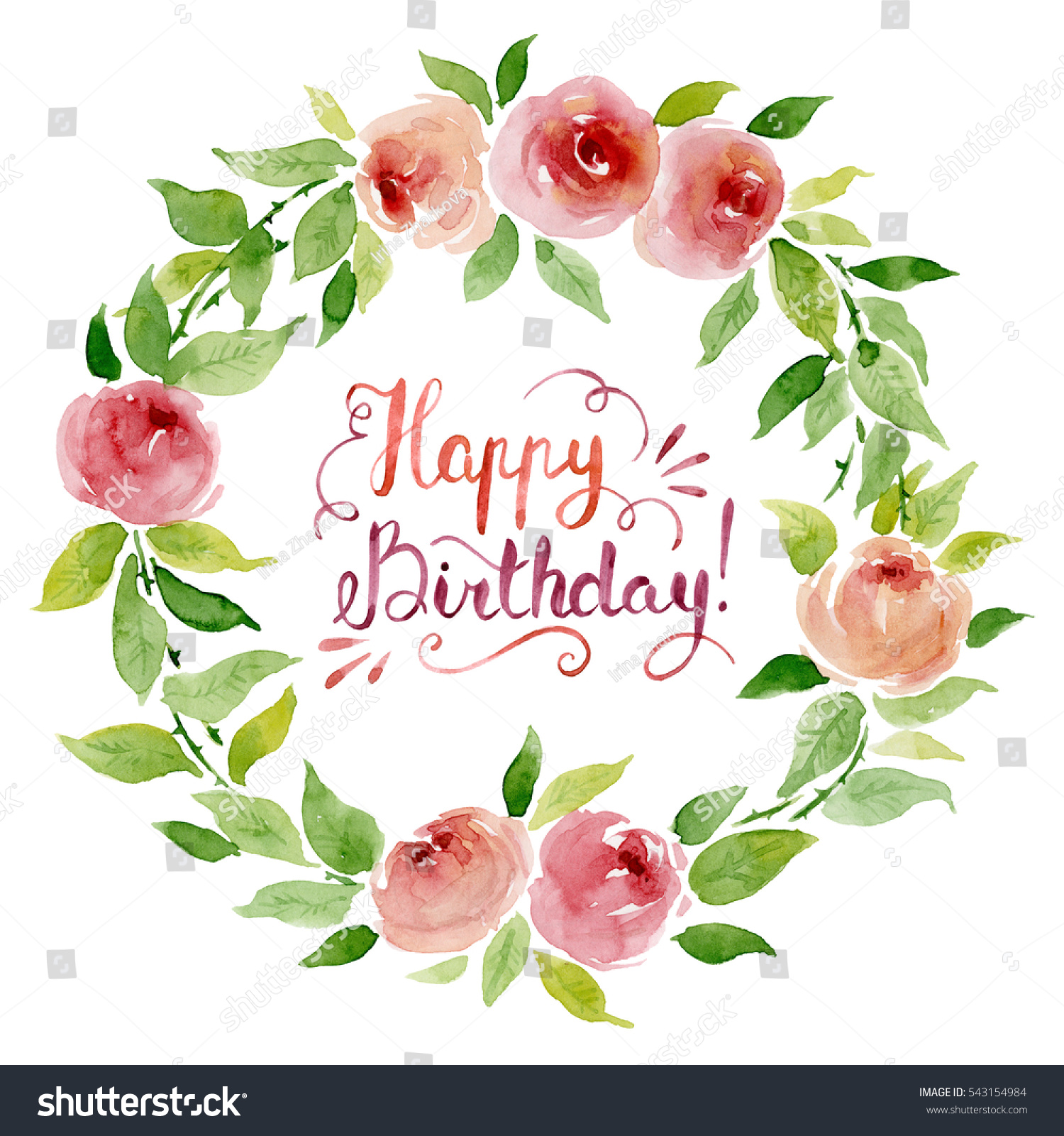 Happy Birthday Flower Wreath Images 61,876 Happy Birthday Wreath Images, Stock Photos & Vectors | Shutterstock