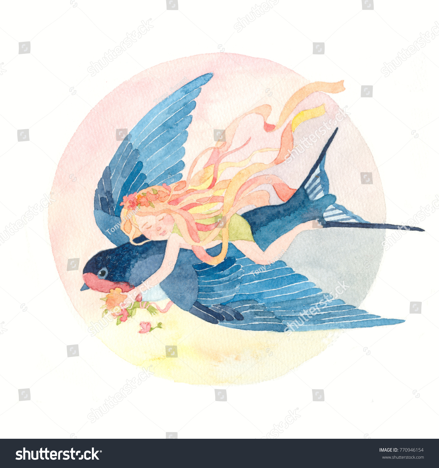 Girl Swallow Fish