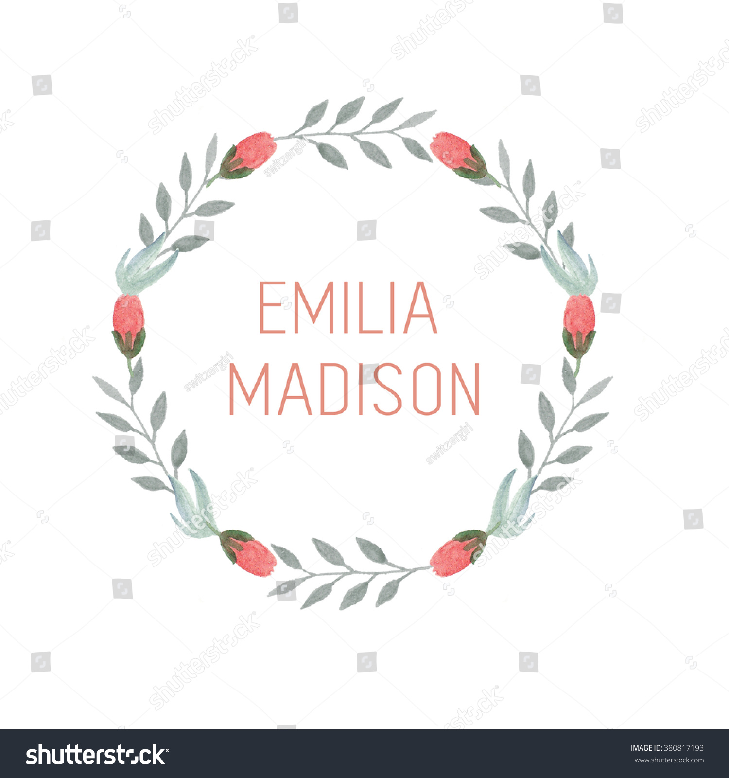 Watercolor Logo Template Photography Logo Watercolor Stock Illustration 380817193 Shutterstock Watercolor Logo Template