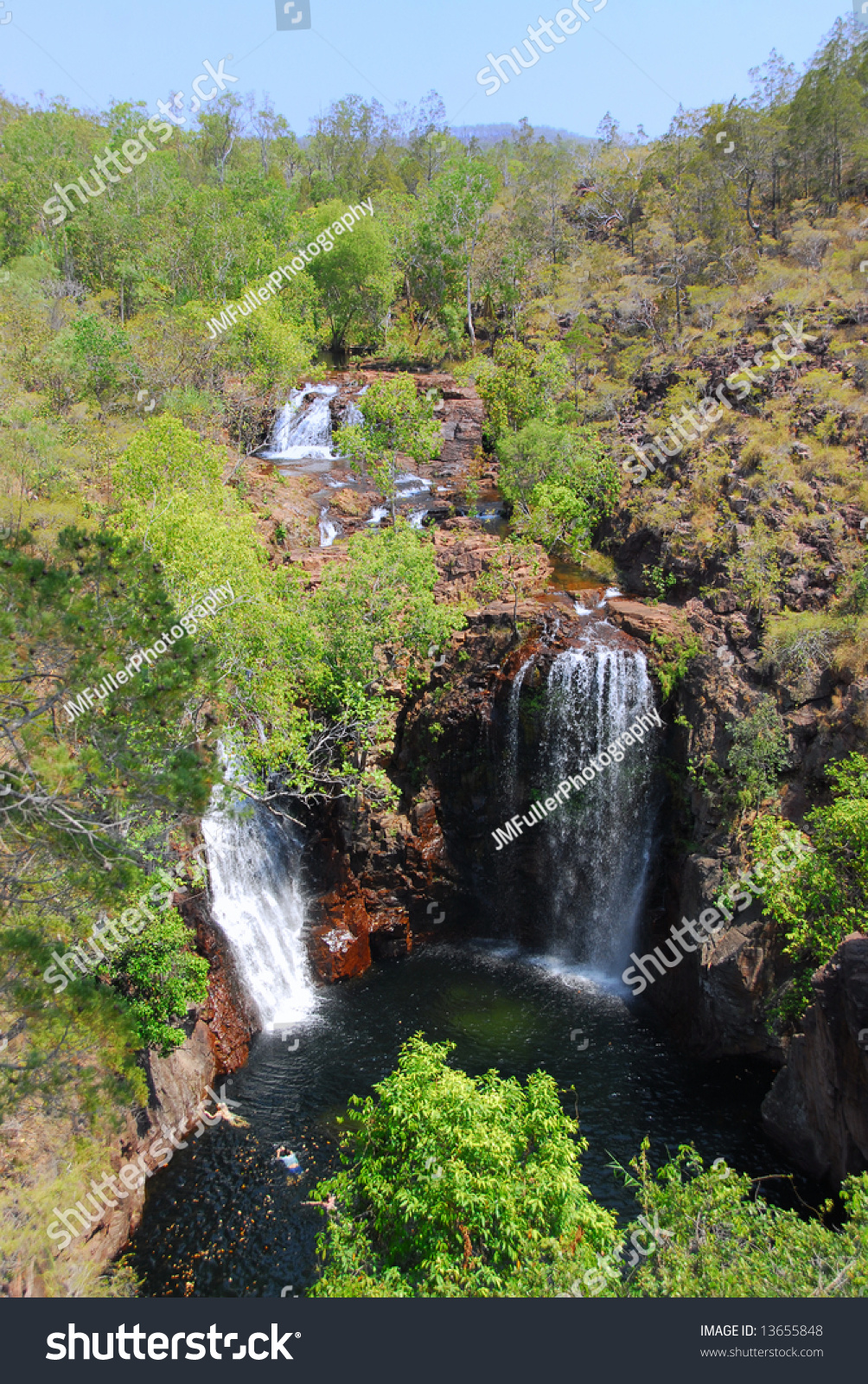 Waterfalls And Swimming Hole, Near Darwin, Northern Territory ...