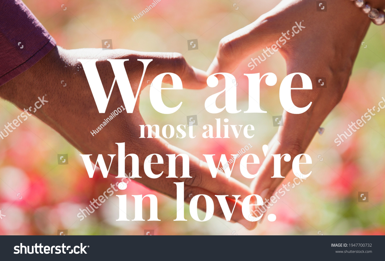 We Most Alive When Were Love Stock Photo Edit Now