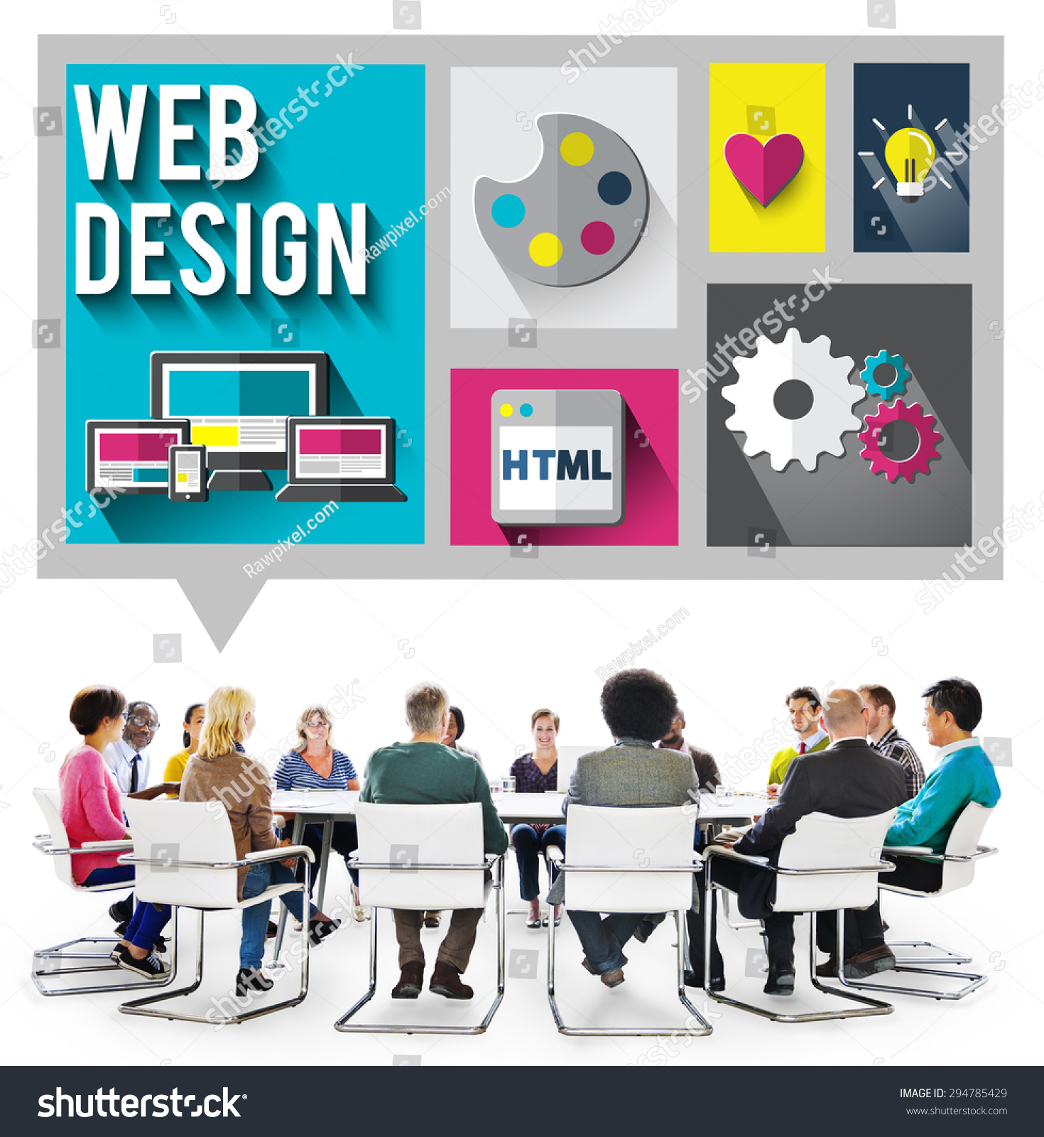 Web Design Layout Homepage Idea Design Stock Photo Edit Now