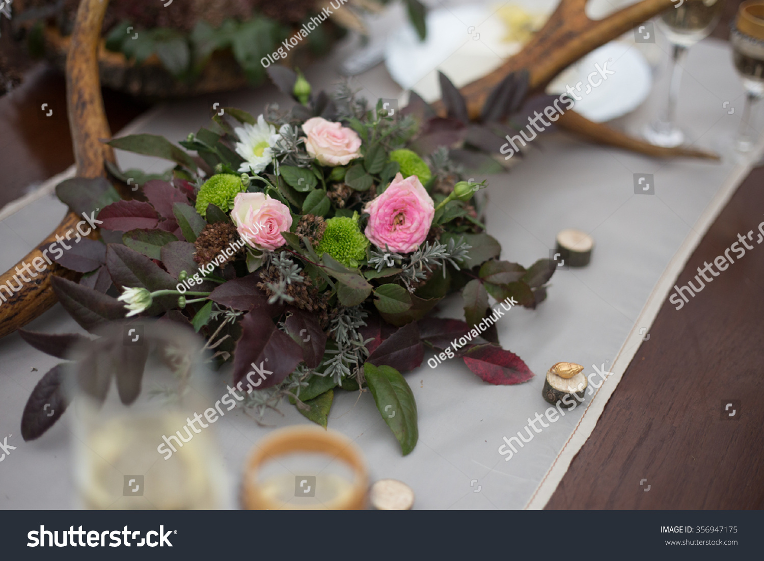 Wedding Decoration On Nature Forest Wedding Stock Image Download Now