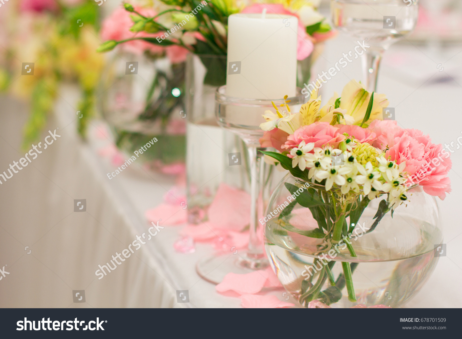 Wedding Decorations Sweet Table Stock Photo 678701509 Shutterstock