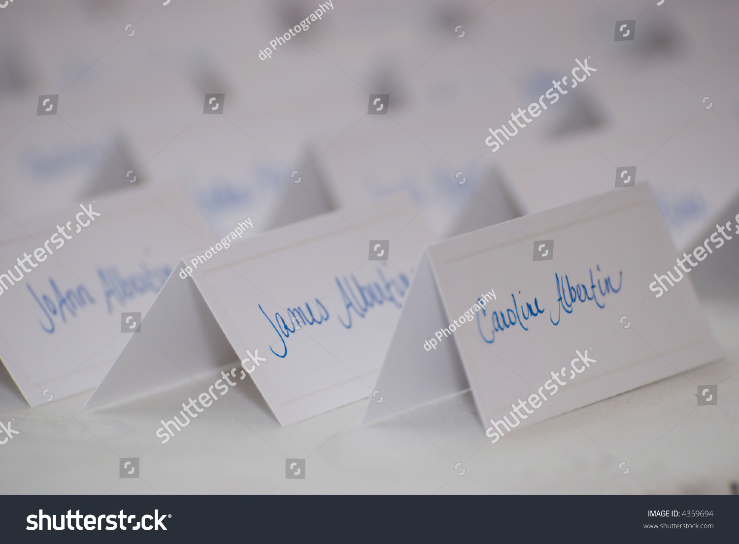wedding seating cards