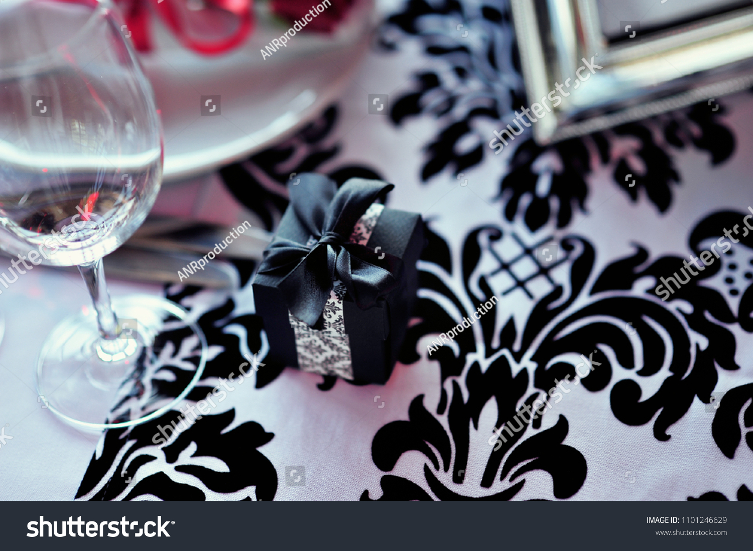 Wedding Table Decoration Flowers Art Elements Stock Photo Edit