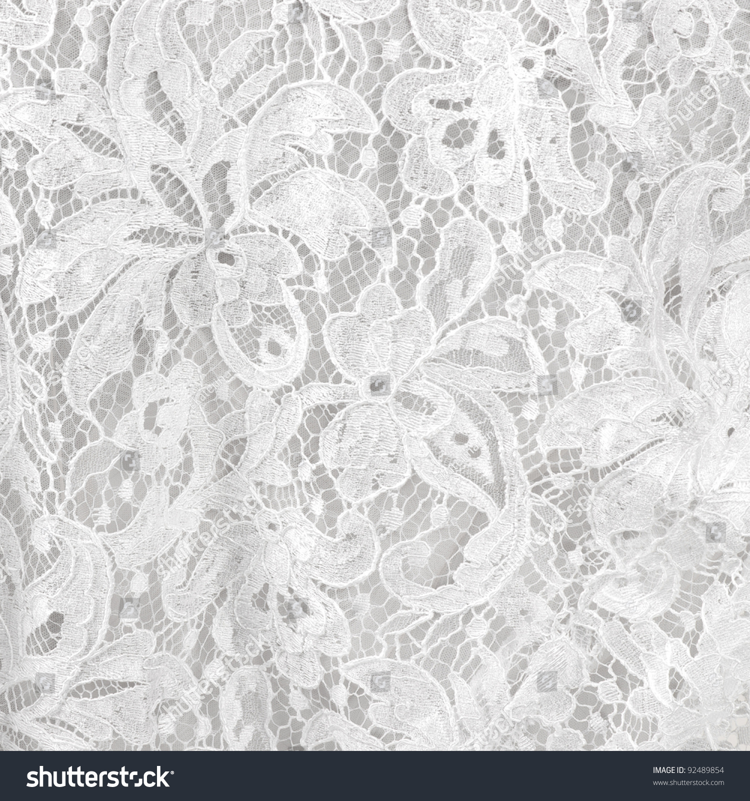 Wedding White Lace Background Stock Photo 92489854 - Shutterstock