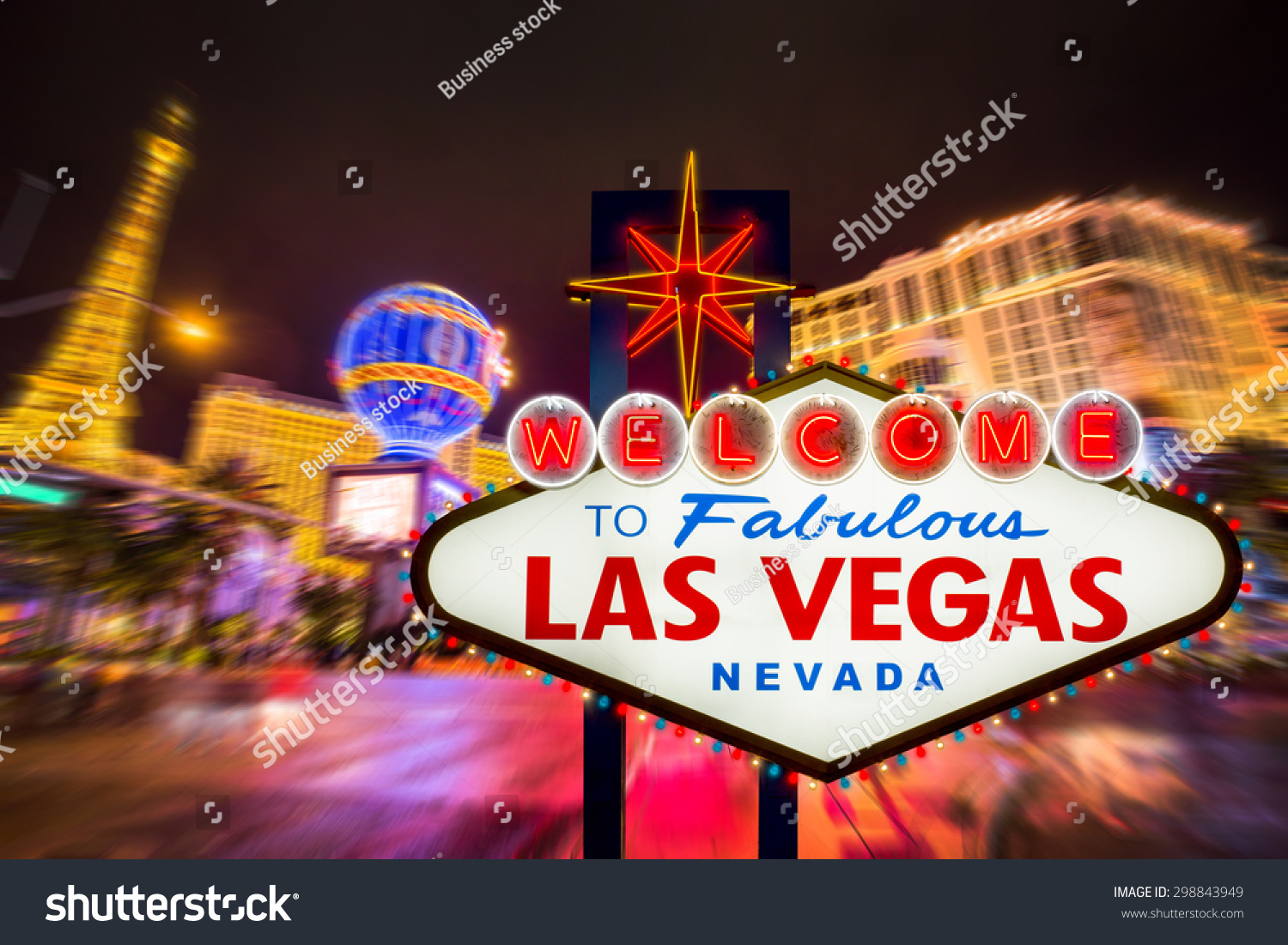 Welcome Fabulous Las Vegas Nevada Sign Stock Photo 298843949 - Shutterstock