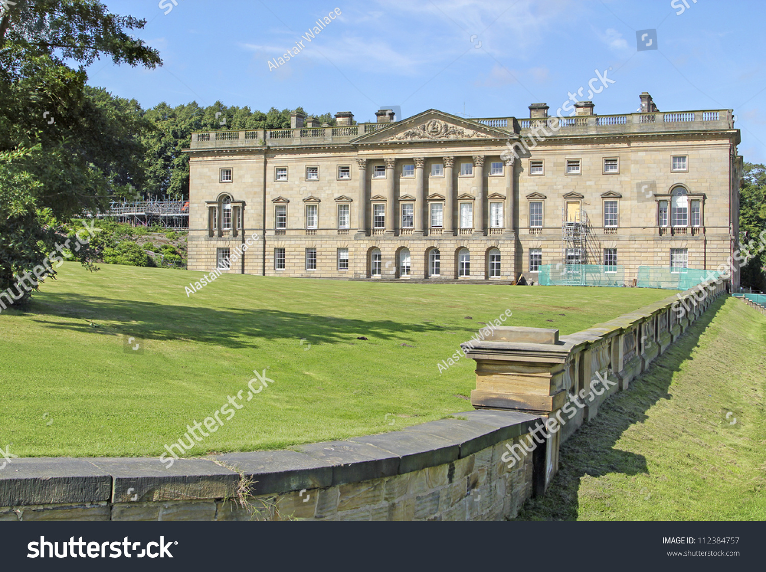 Wentworth Castle, Barnsley, South Yorkshire, Uk Stock Photo 112384757 ...