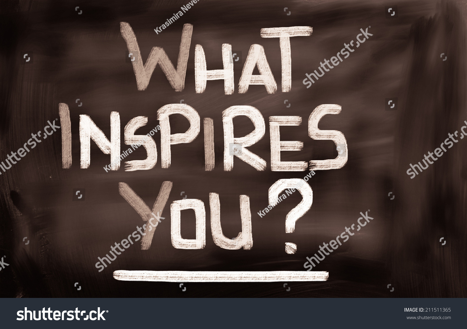 What Inspires You Concept Stock Illustration 211511365