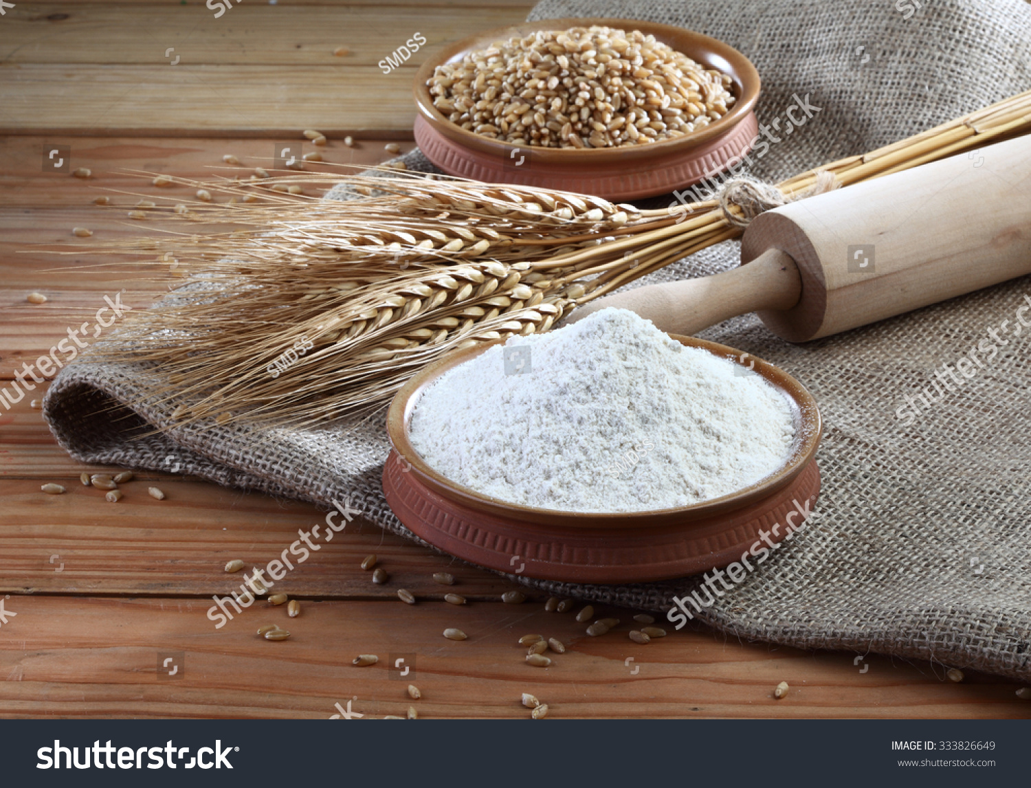 Wheat Flour, Wheat, Roller Stock Photo 333826649 : Shutterstock