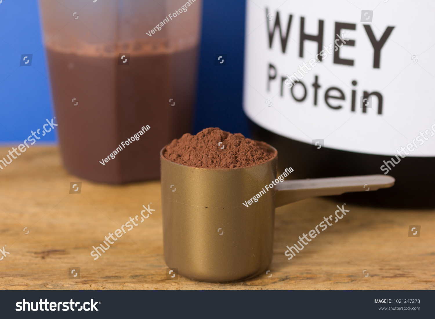 Whey Protein Powder Sports Bodybuilding Supplement Stock Photo Edit Now 1021247278