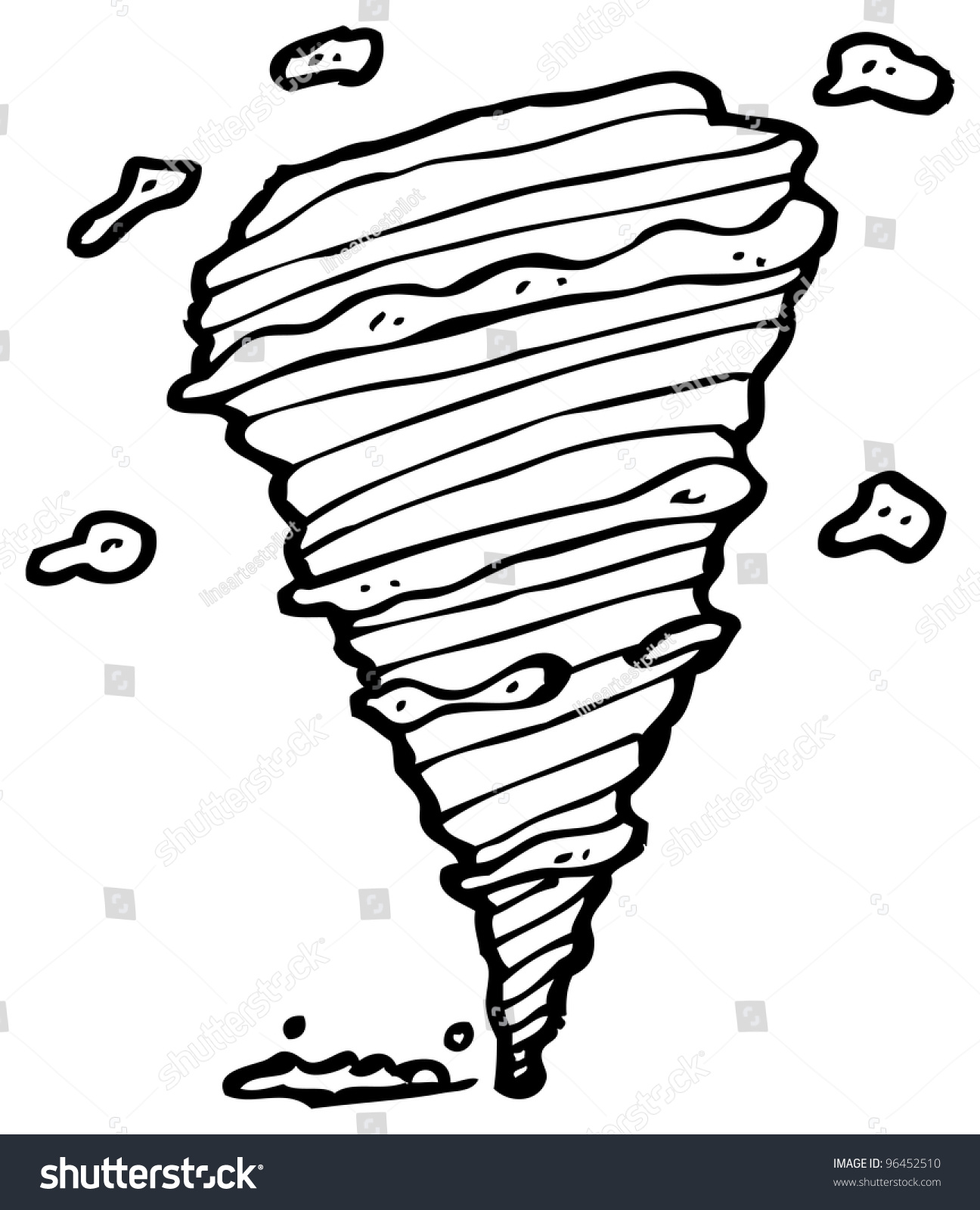 Whirlwind Cartoon Stock Photo 96452510 : Shutterstock