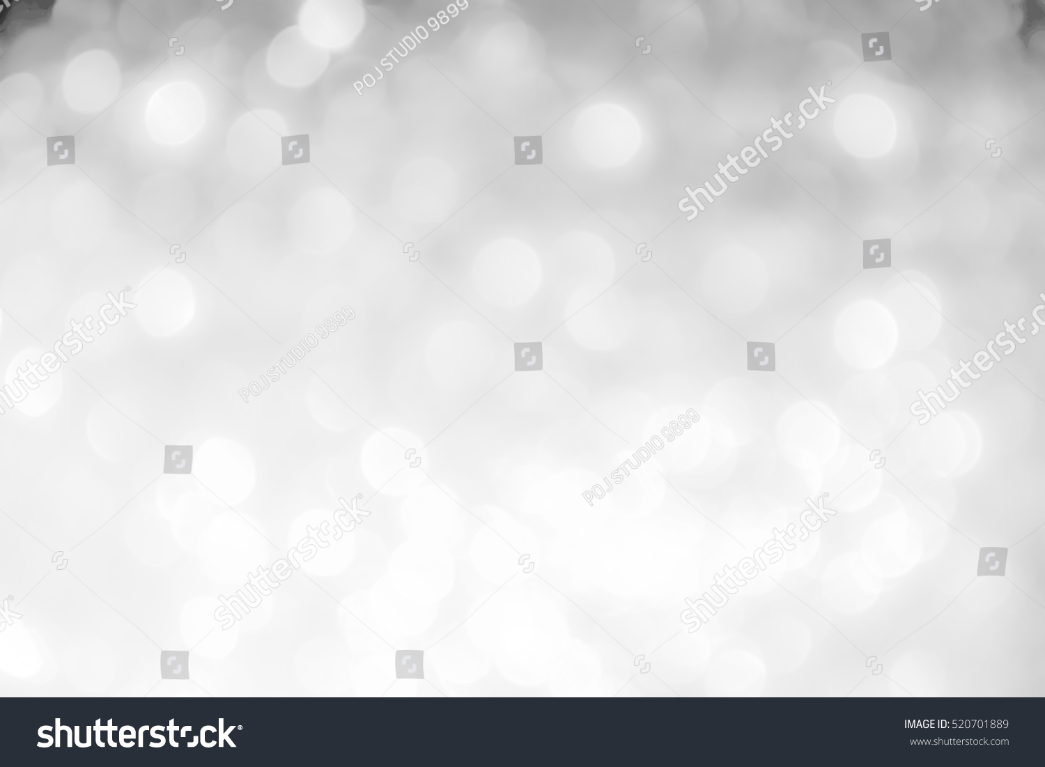 White And Silver Bokeh Abstract Background Stock Photo 520701889 ...