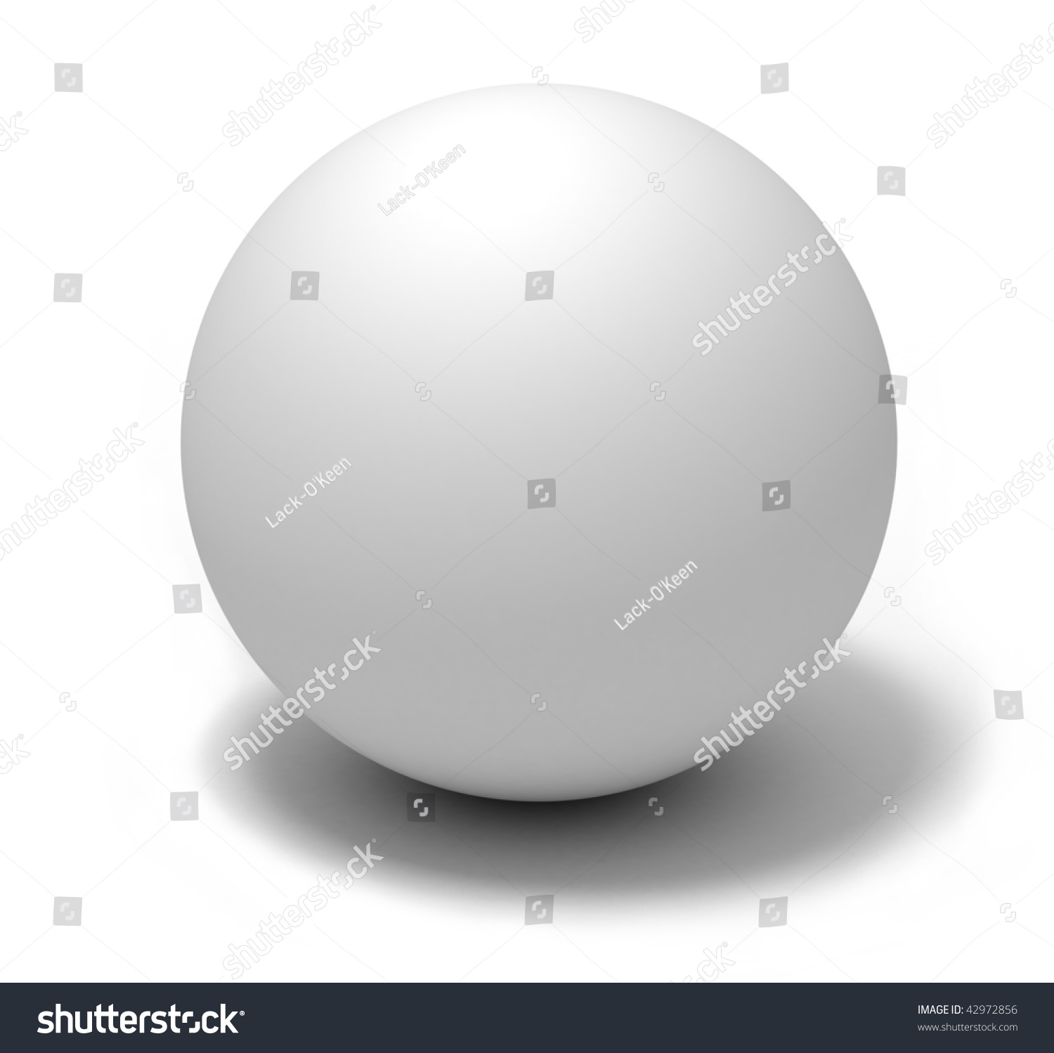 White Ball Stock Photo 42972856 : Shutterstock