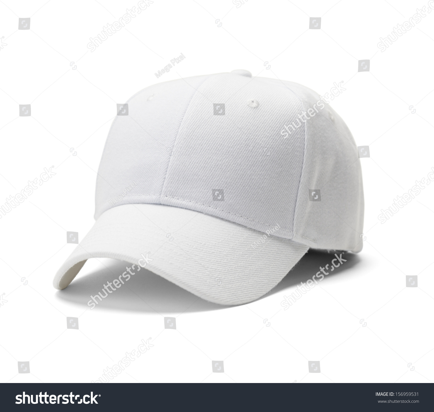 White Baseball Hat Isolated On White Stock Photo 156959531 - Shutterstock