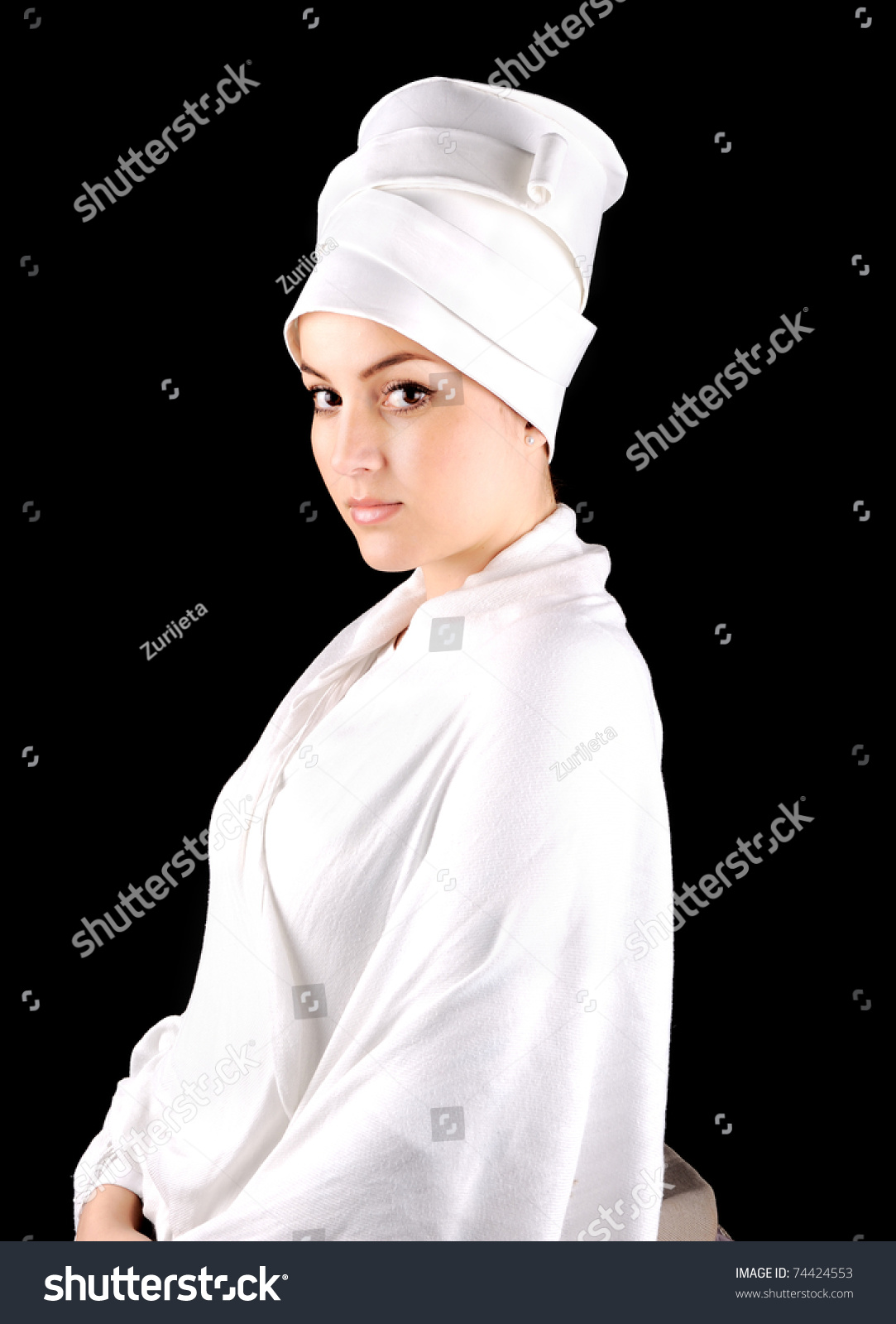 White Beautiful Woman Stock Photo 74424553 - Shutterstock