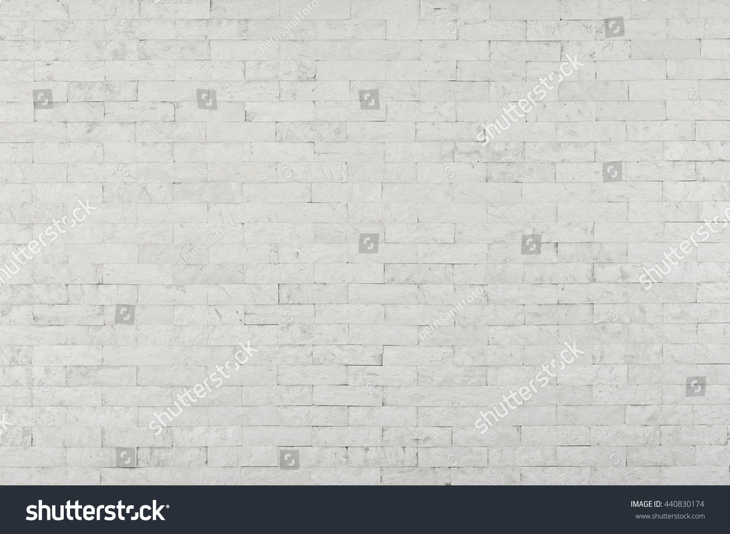 White Brick Wall Background Stock Photo 440830174 : Shutterstock