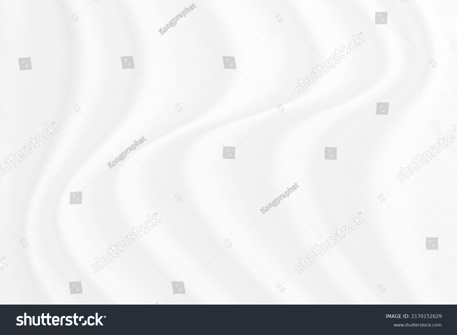 White Cloth Background Soft Wrinkled Fabric Stock Photo 2170152629 ...