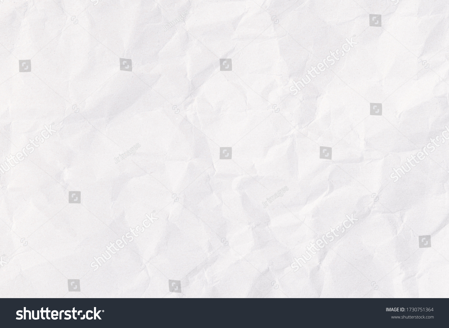 White Crumpled Paper Texture Background Stock Photo (Edit Now) 1730751364