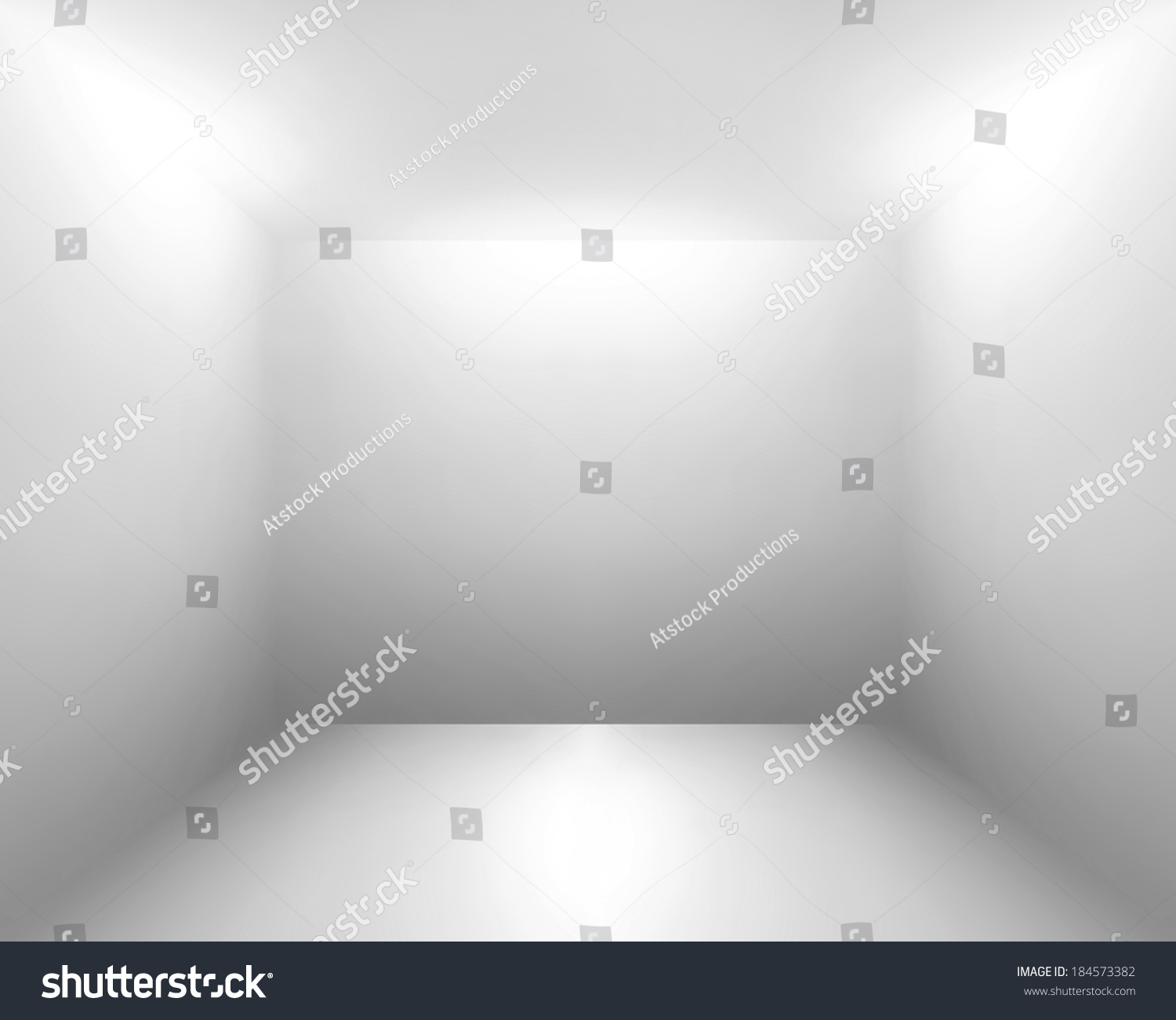 White Gray Room Abstract Background Stock Illustration 184573382 ...