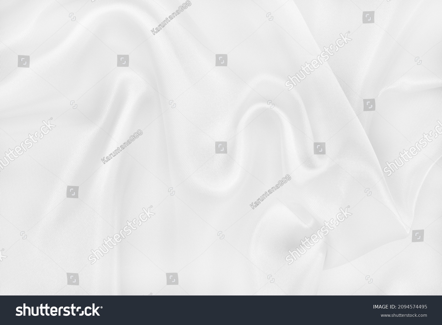 White Grey Fabric Texture Background Detail Stock Photo 2094574495