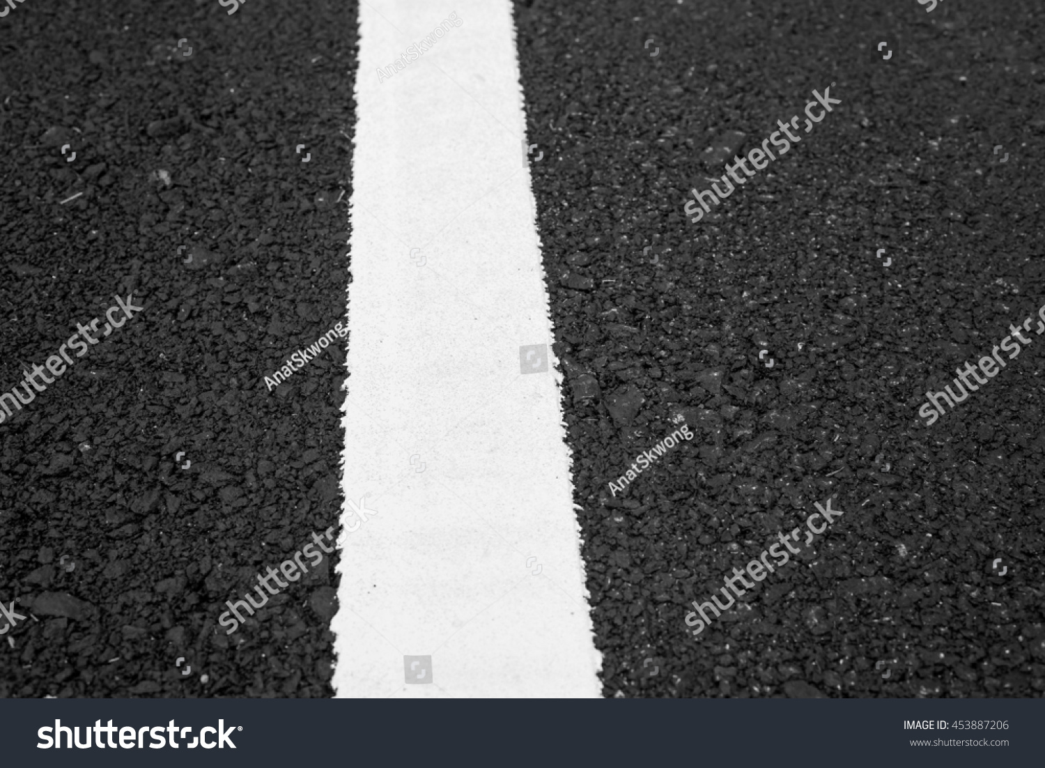 White Line On Black Road Texture Stock Photo 453887206 - Shutterstock