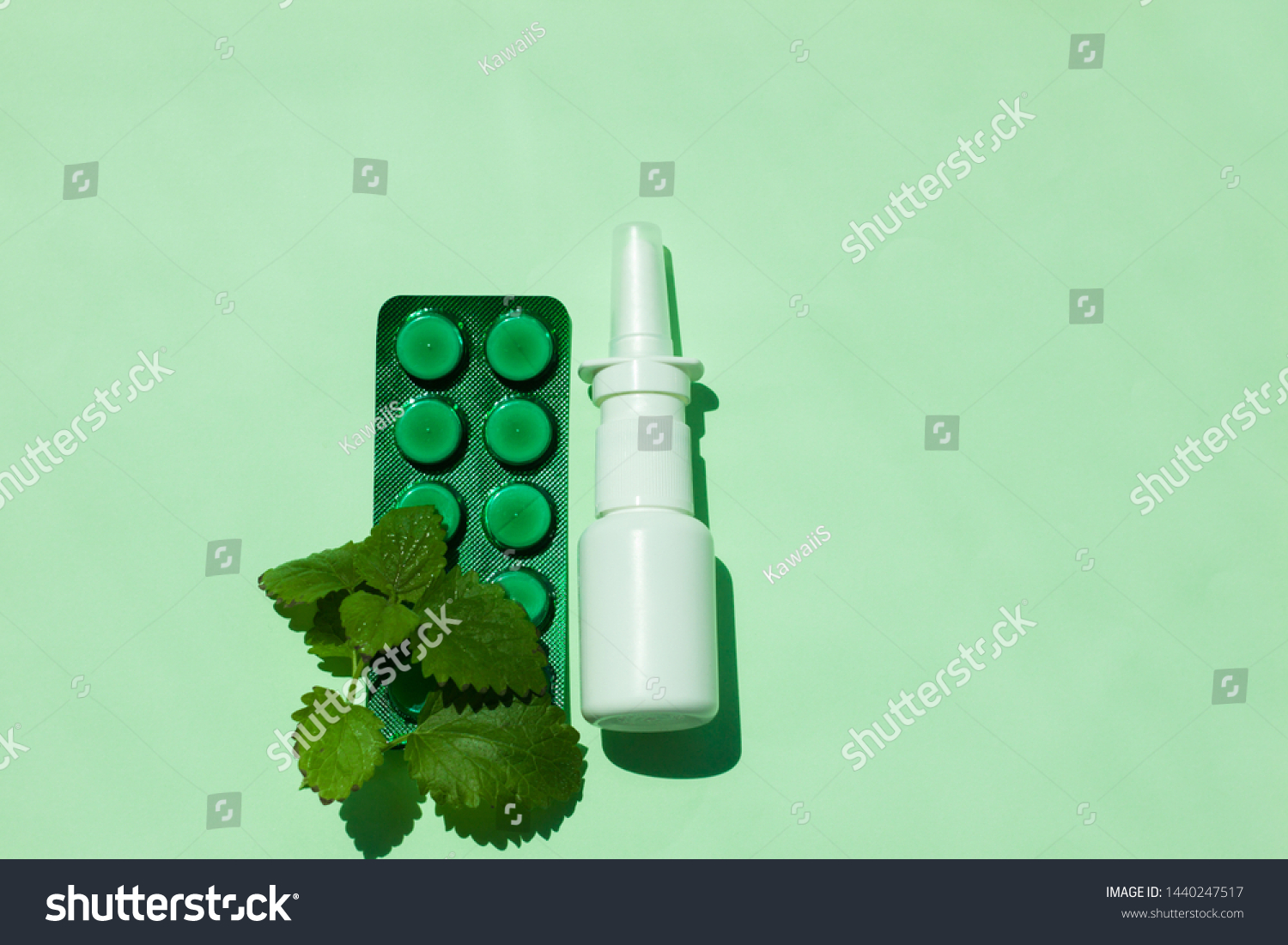 green nasal spray