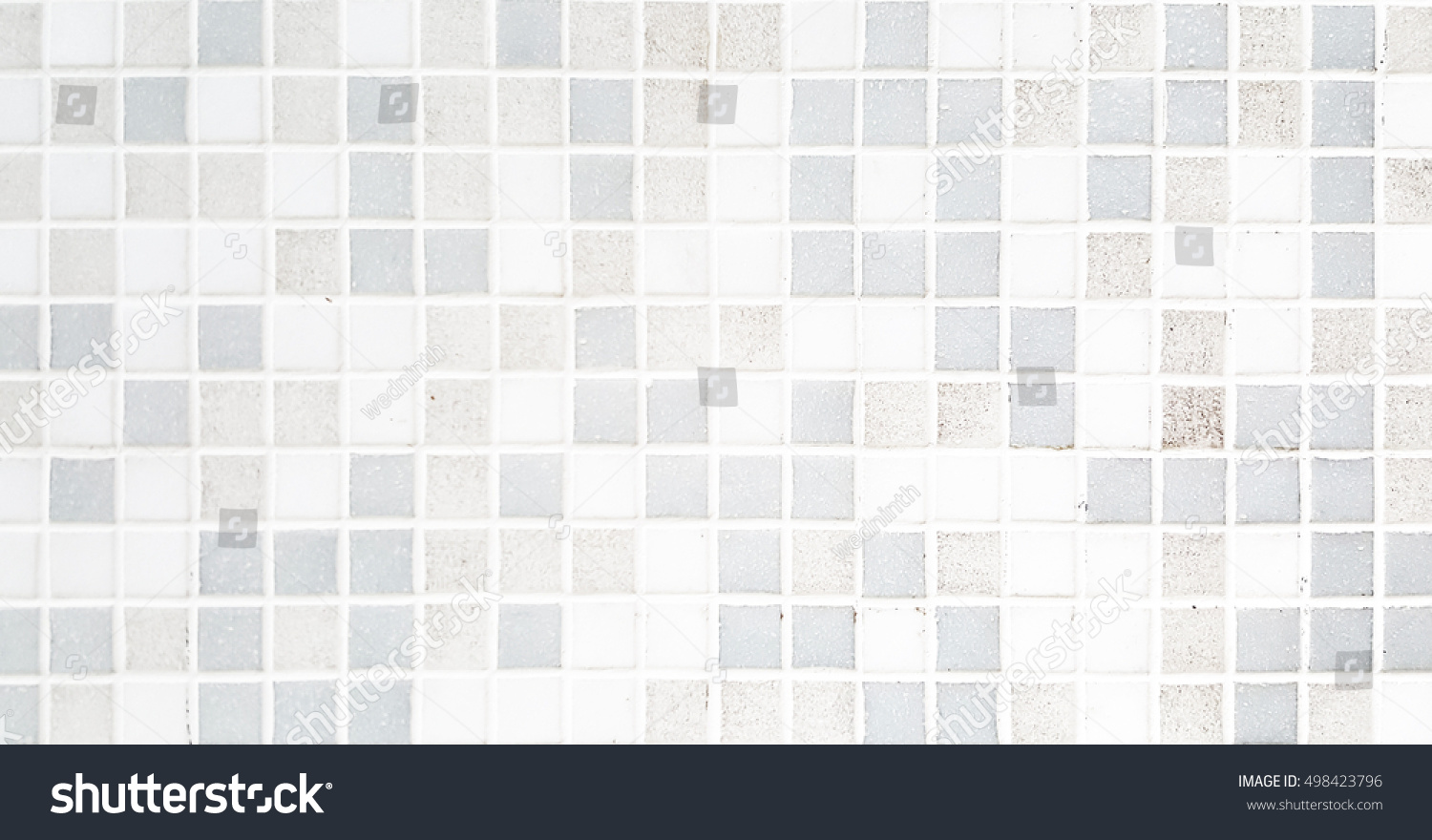 White Mosaic Tiles Texture Background Image Stock Photo (Edit Now ...