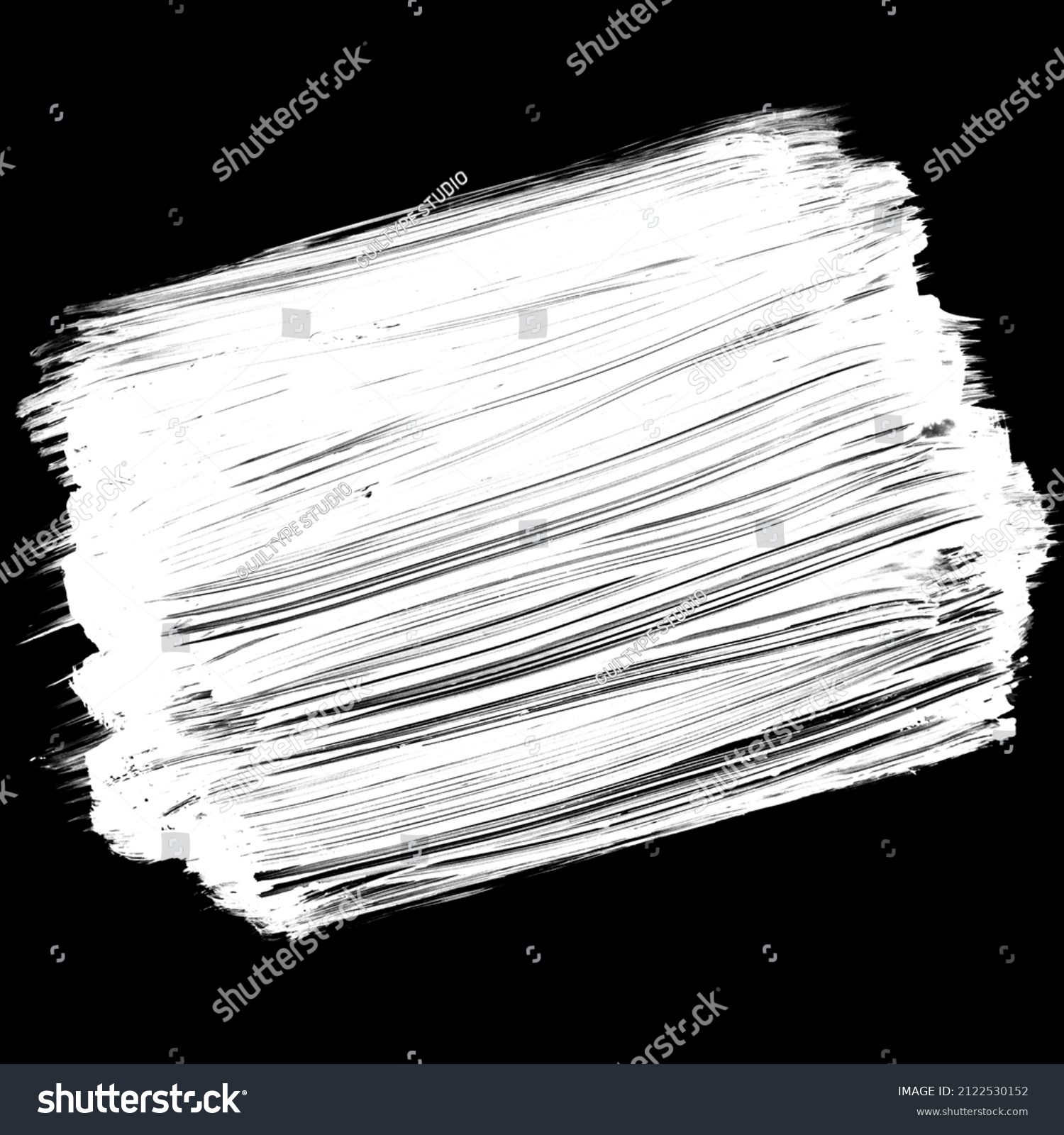 White Oil Acrylic Paint Smudge Over Stock Illustration 2122530152 ...