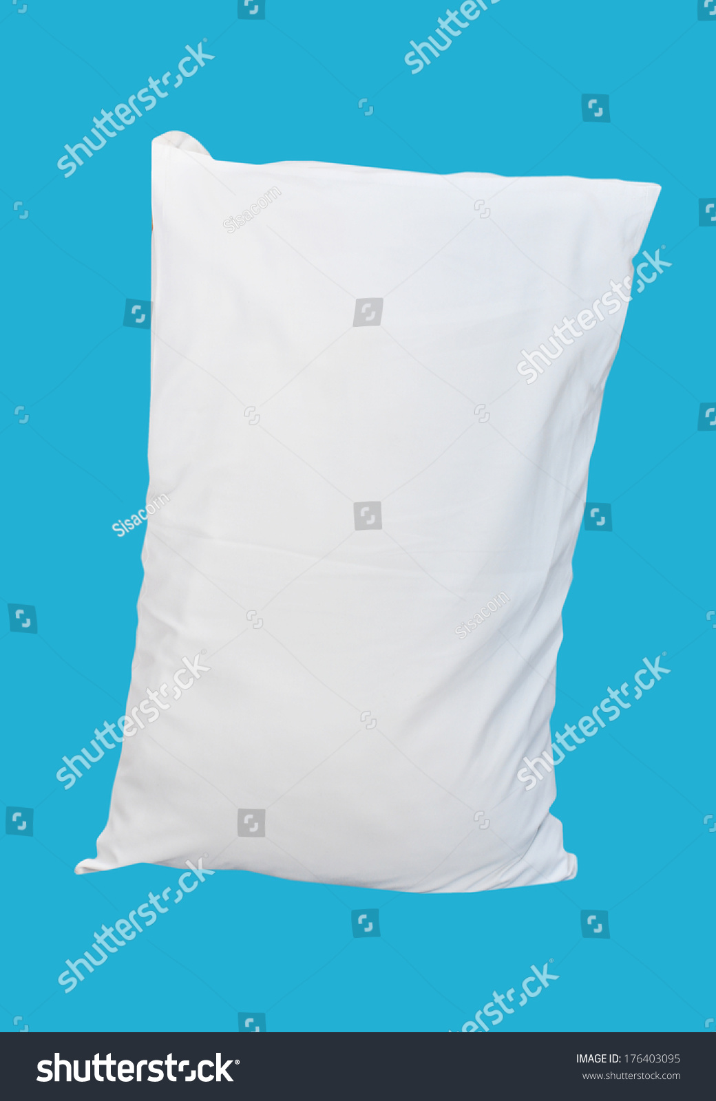 White Pillow Stock Photo 176403095 : Shutterstock