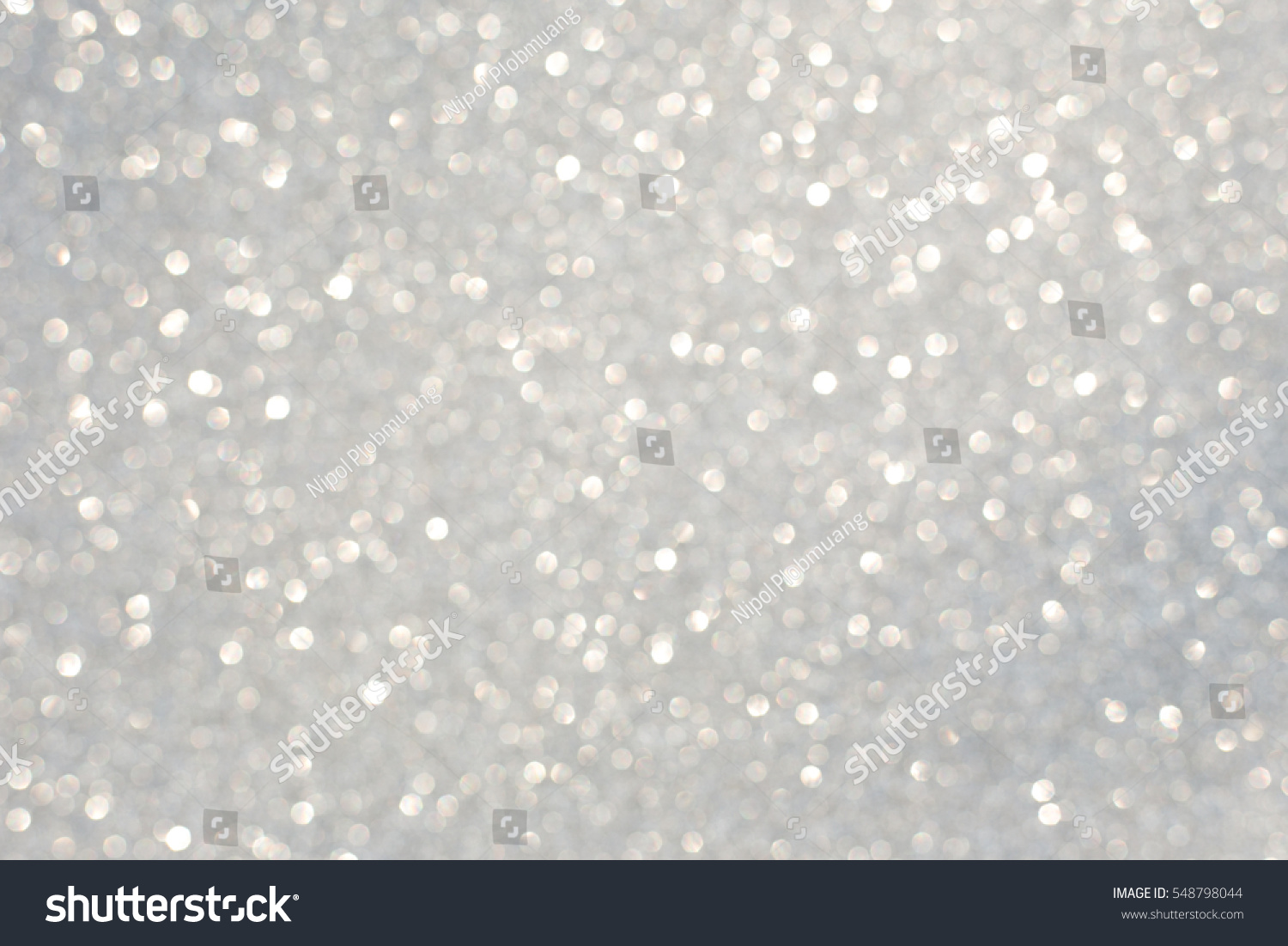 White Silver Gradient Glitter Bokeh Abstract Texture Background Stock ...