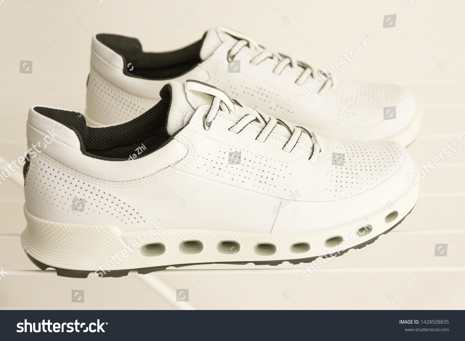 waterproof leather trainers