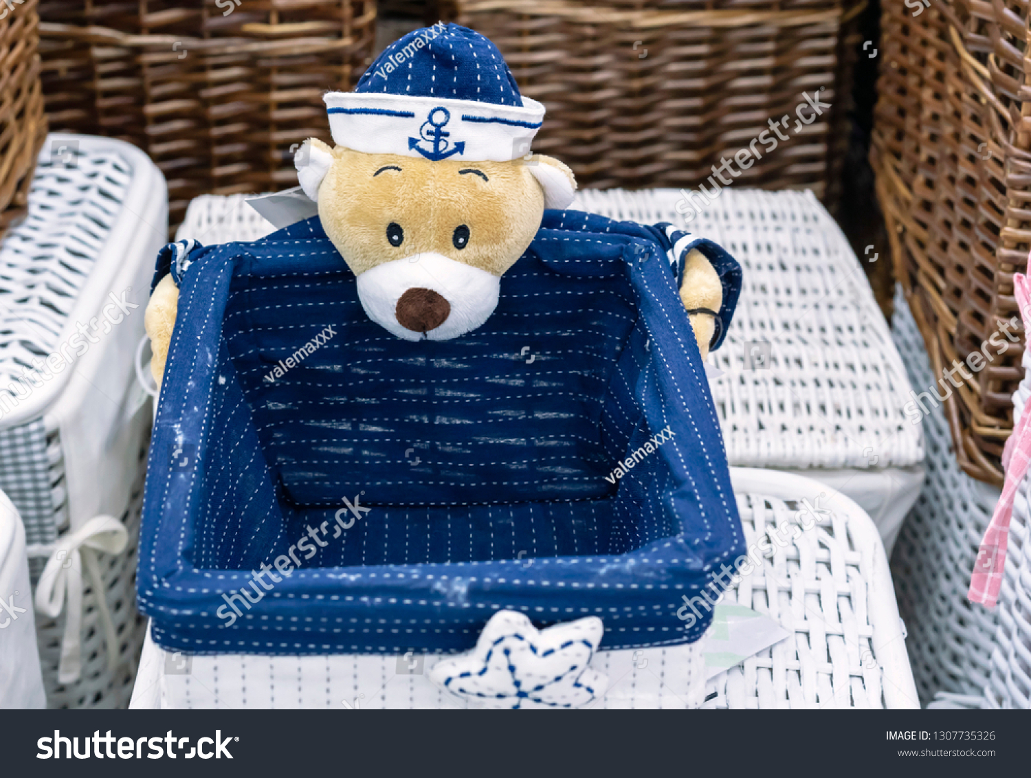 teddy bear washing basket